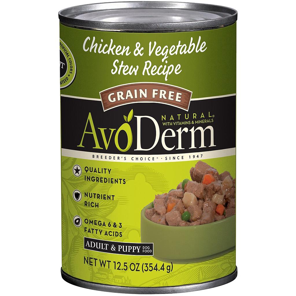 Avoderm Chicken Stew canned (12.5oz)