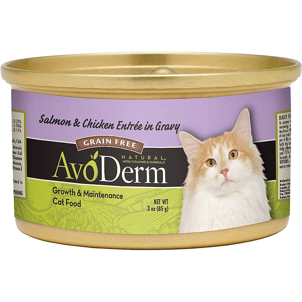 Avoderm Cat Salmon &amp; Chicken Entrée canned (3 oz)