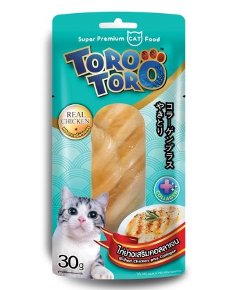 Toro Toro Grilled Chicken Plus Collagen Cat Snack (30G)