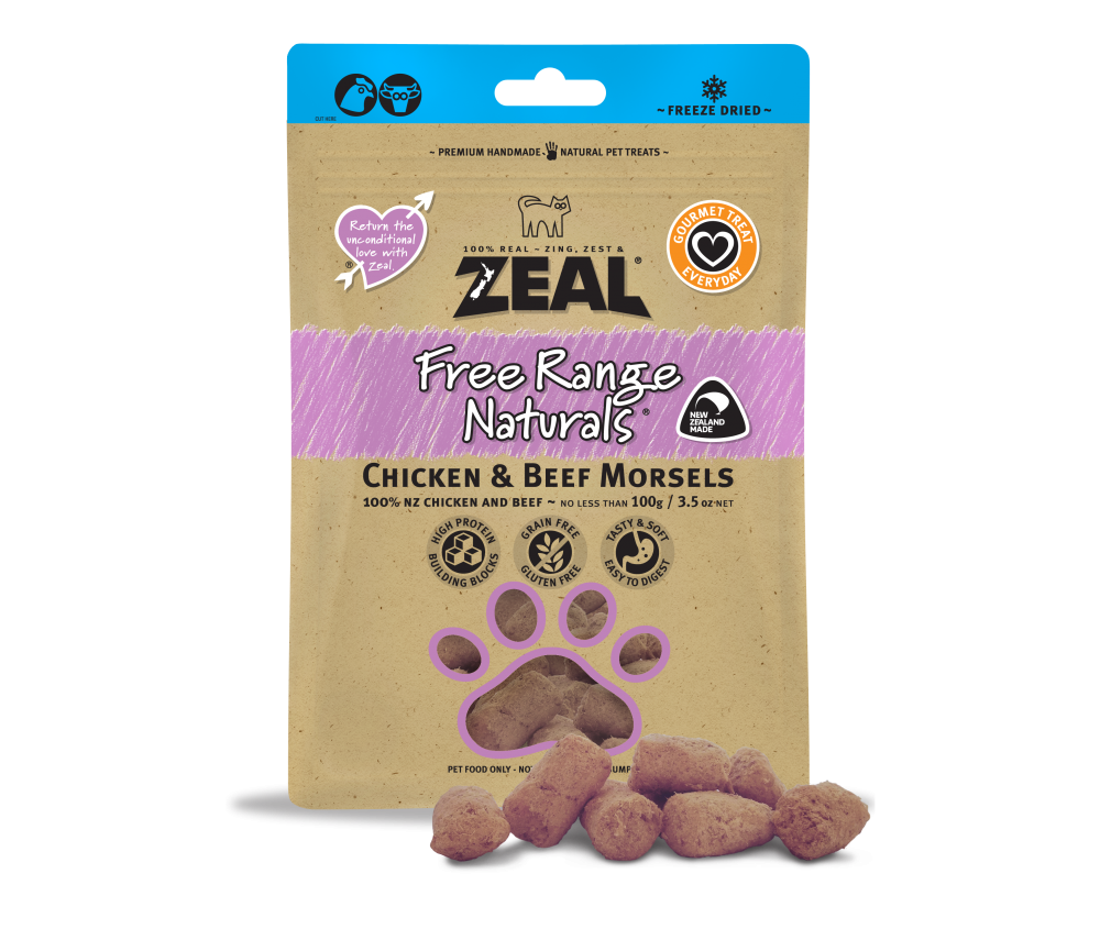 Zeal Freeze Dried Chicken &amp; Beef 