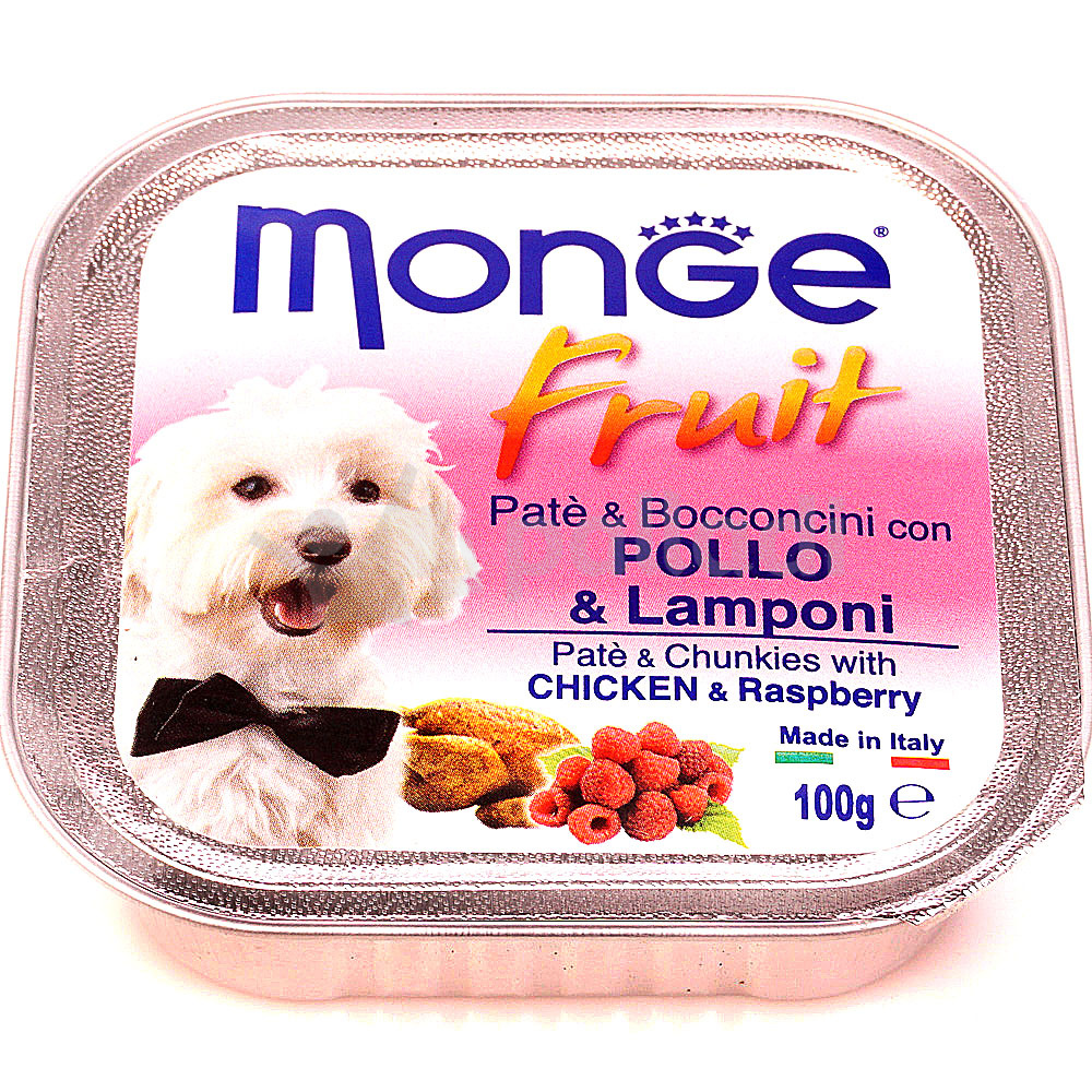 Monge Fruit Pollo &amp; Lamponi Chicken &amp; Raspberry (100G)