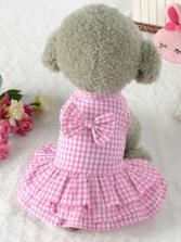 Pet Girl Pink Pattern Dress XZD221 (XS)