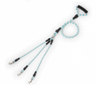 Pet Triple Leash Blue Color 145511(1.2*140CM)