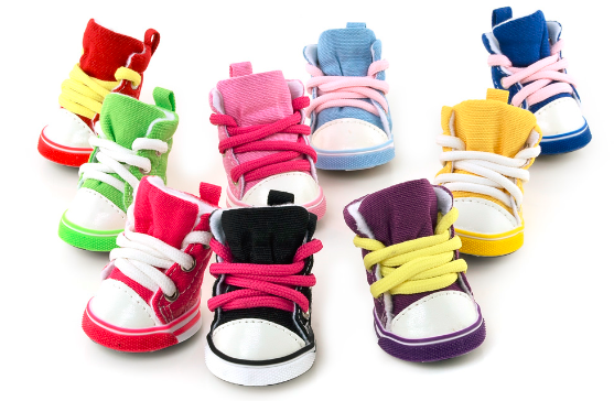 Pet Shoes Rose Color AC1001G (Size-5) - 5.3*4.2