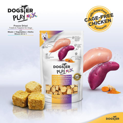 Dogster Play Freeze Dried Chicken &amp; Potato (40G)