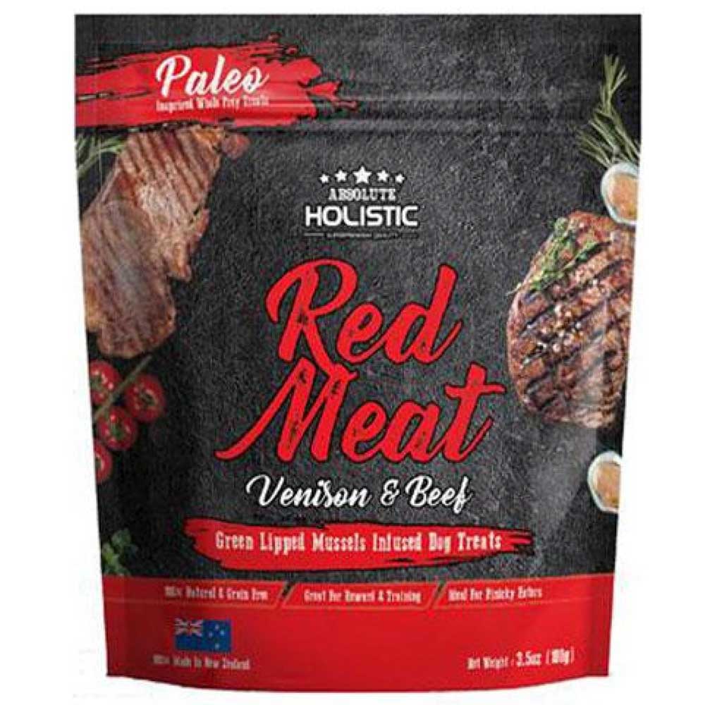 Absolute Holistic Air Dried Dog Treats (Red Meat) 100g