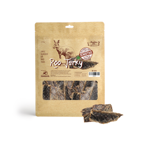 Absolute Bites Air Dried Roo Jerky 90g