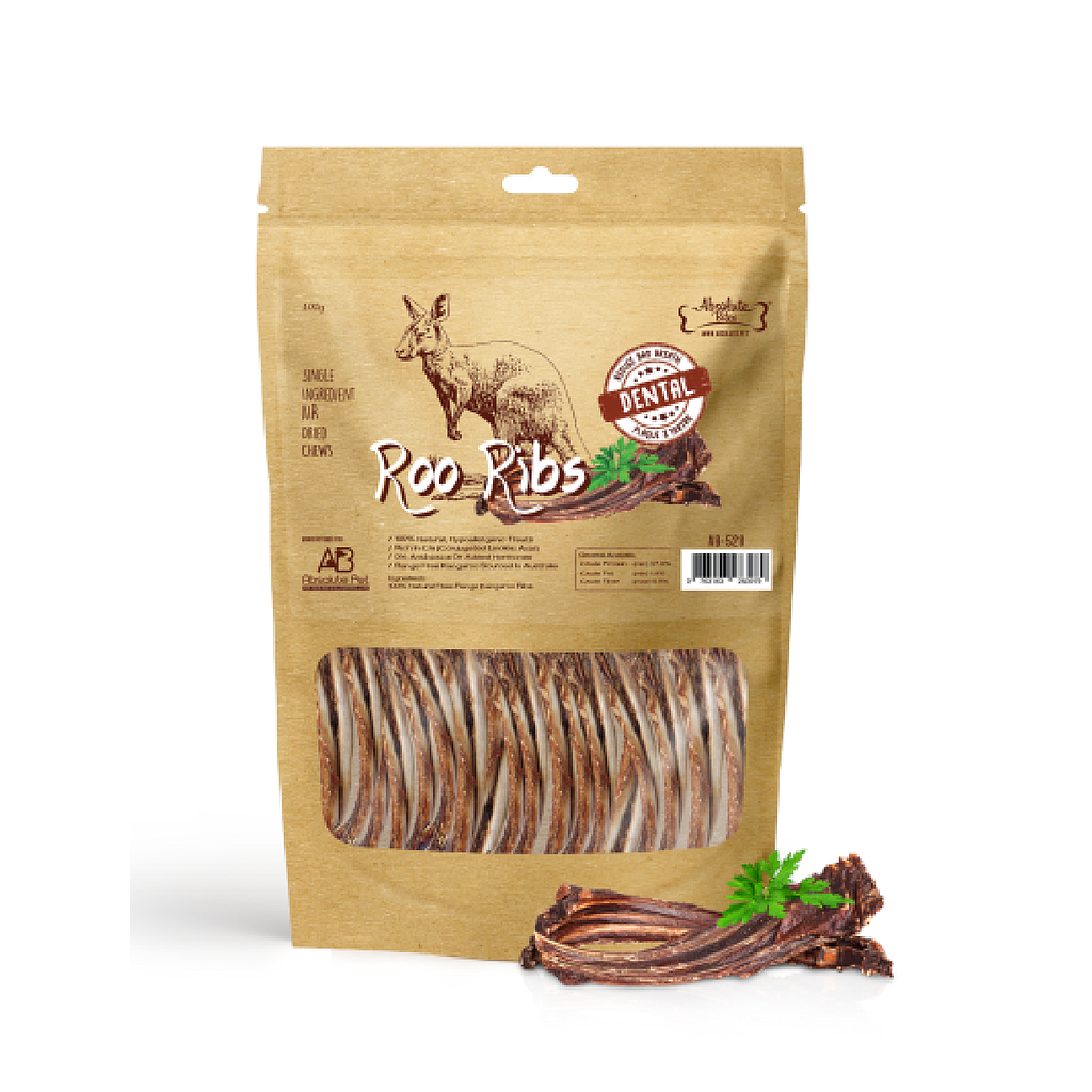 Absolute Bites Sensitive Kangaroo Ribs 100g