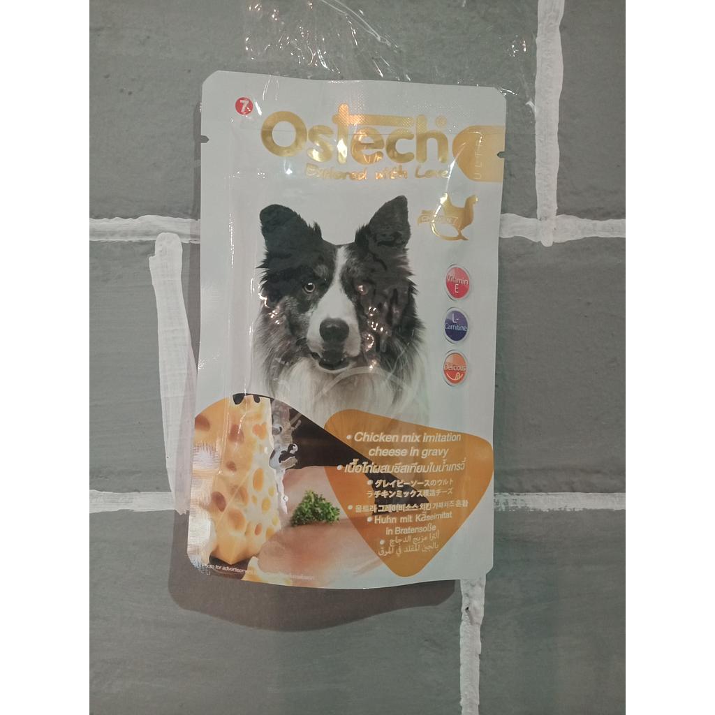 Ostech Ultra Chicken mix imitation cheese in gravy (dog) 70g