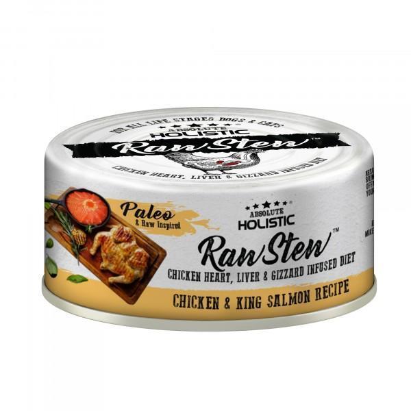 Absolute Holistic Rawstew Chicken &amp; King Salmon 80g (for Dog&amp;Cat) AH-7335