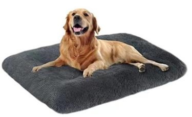 Pet Bed Feather Black (XL:94*63*10cm)