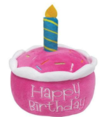 Pet Toy Birthday Candle with Cup (Pink) ZHHC-006