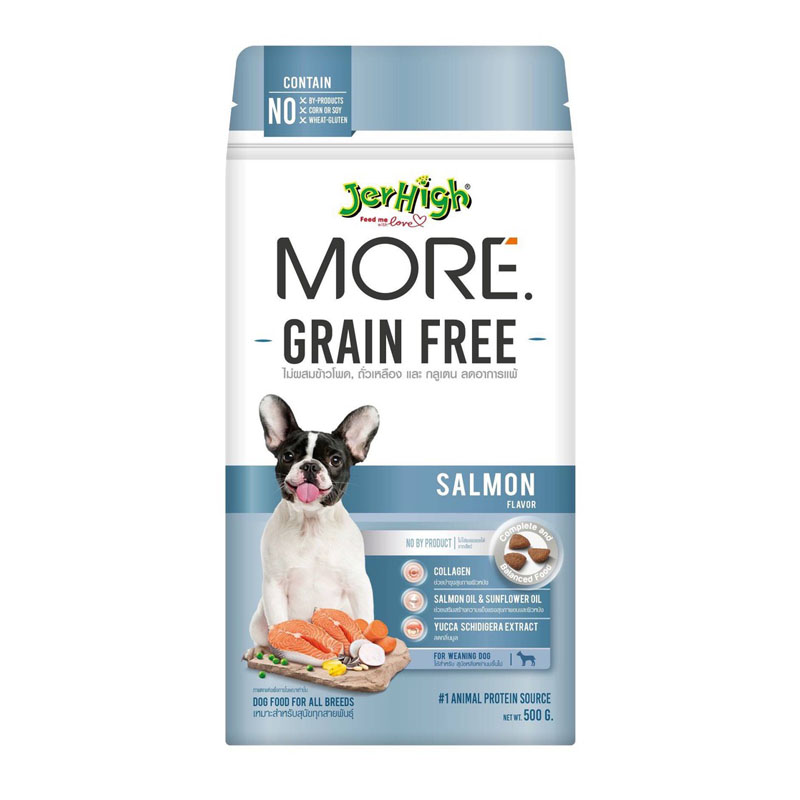 Jerhigh MORE Crispy Pillet Grain Free( Salmon Falvor) 500g