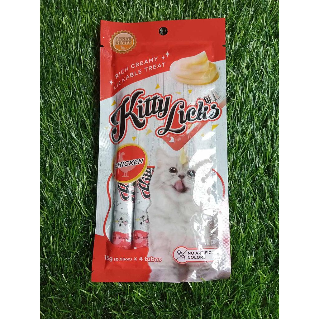 Kitty Licks Creamy (Chicken) 15g*4 tubes