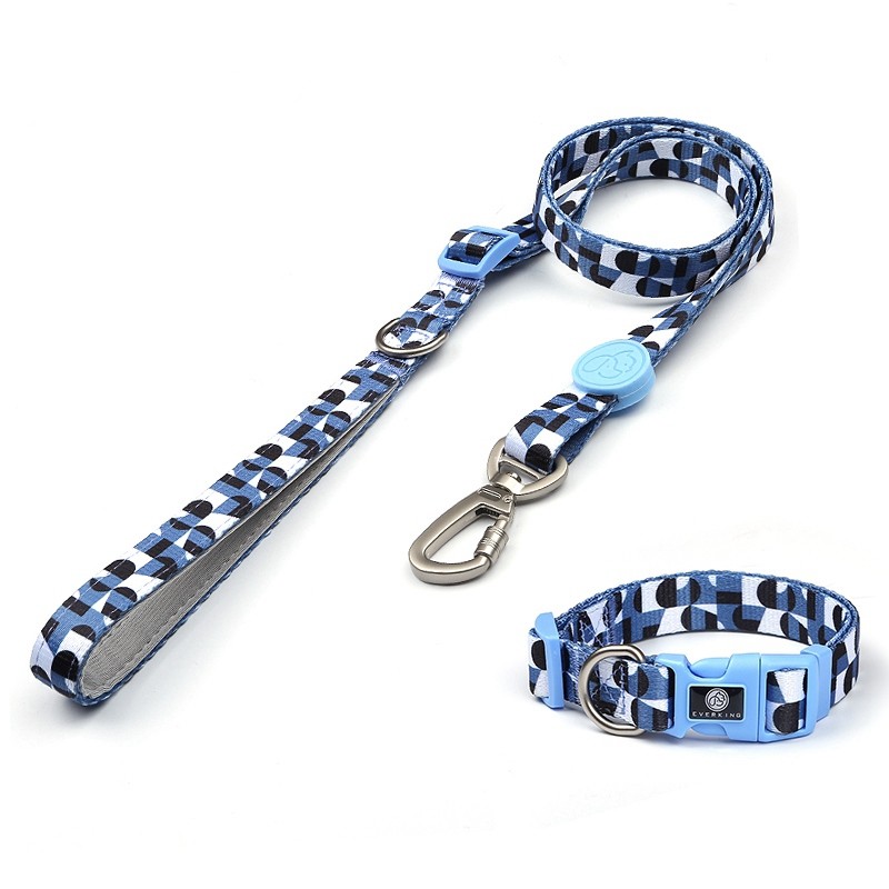 Everking Dog Leash(M)3006-1BM (2cm x 100-150cm )