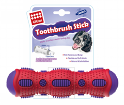 Gigwi Toothbrush Stick rubber dental chew with crackle sound