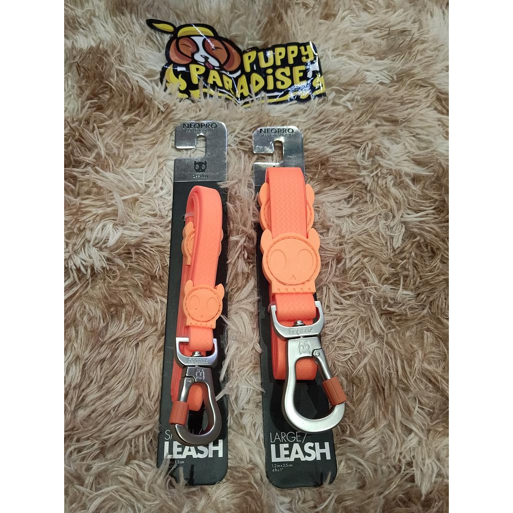 ZEEDOG NEOPRO TANGERINE LEASH SMALL