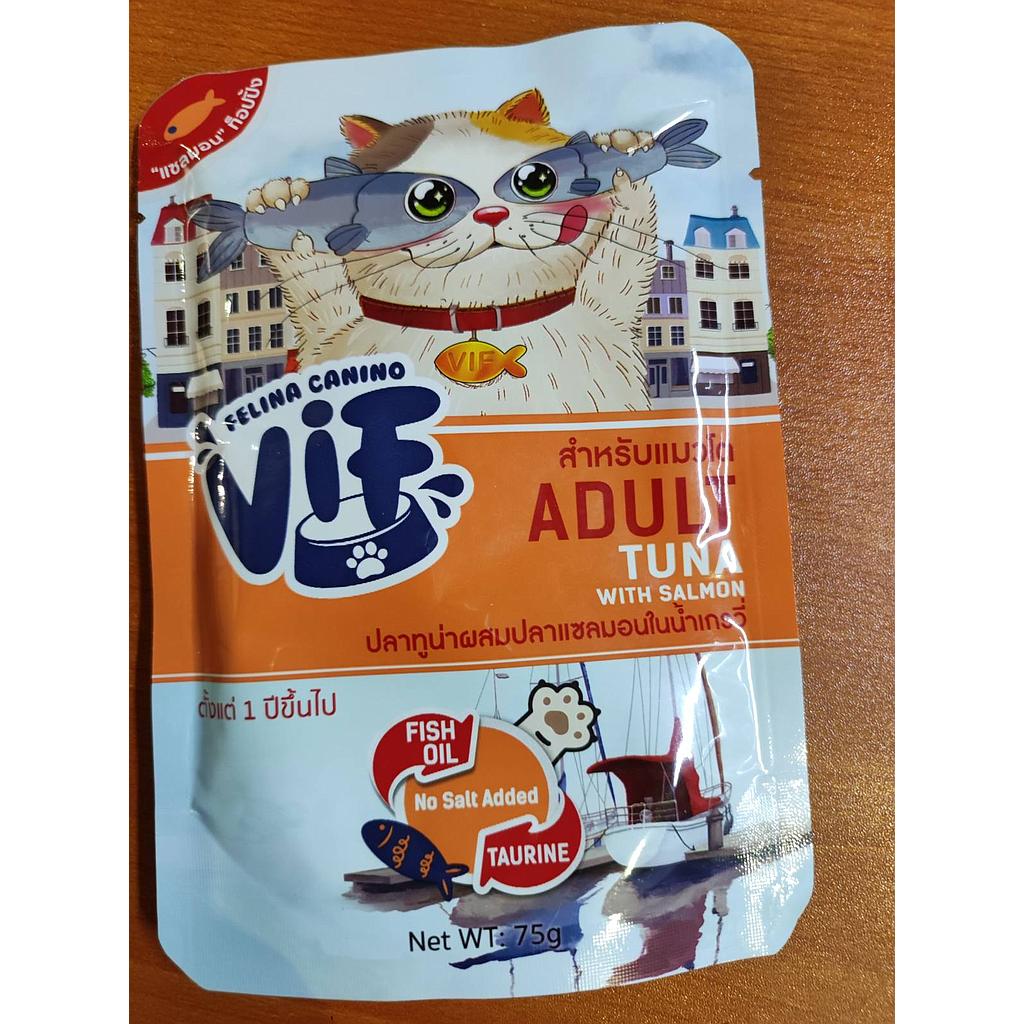 Vif Adult Tuna with Salmon 75 g 