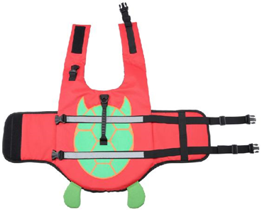 Pet Life jacket (M) Tortoise reflective MQ-JSY12