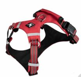 LIGHT-WEIGHTED NO PULL HARNESS (S)Red QBSD-1