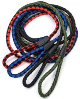 NYLON BRAIDED Dog Leash (M) Blue JGNS-1