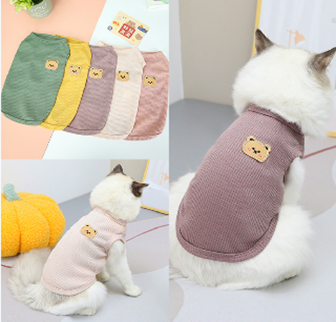 Pet T Shirt Kitty Brown (M)