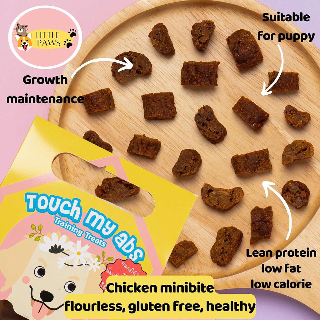 LITTLE PAWS - Touch my abs (Soft treats: Chicken) 60g