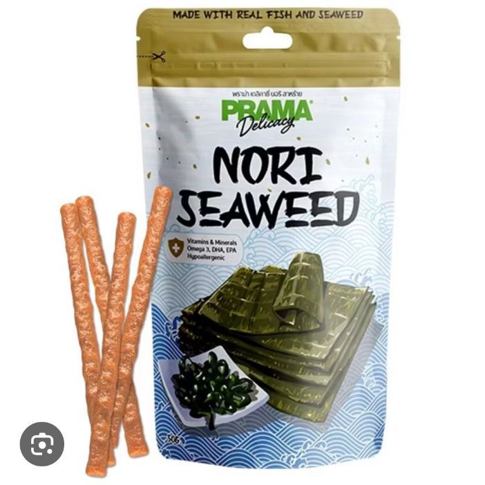 Prama Delicacy Snack ( Nori Seaweed) 50g.