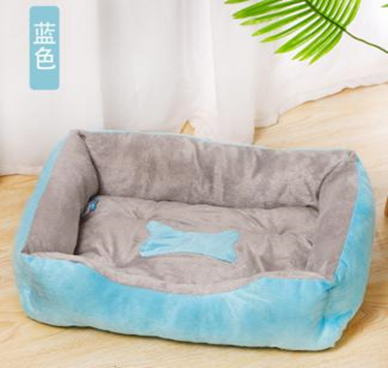 Pet Bed square nest Blue (M) 545508 (58*46CM)