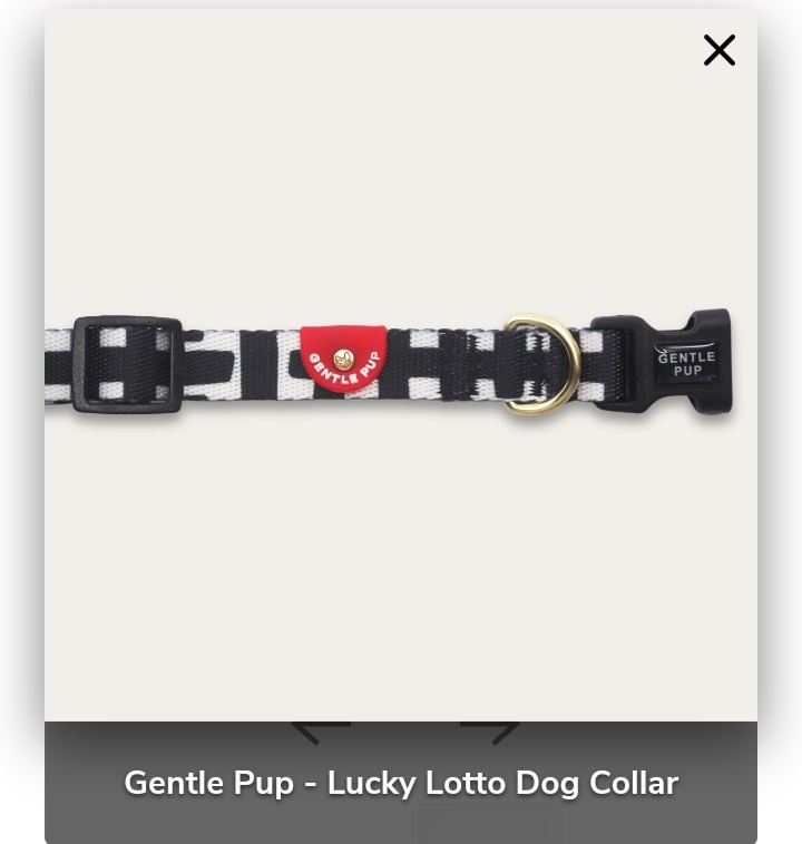 Gentle Pup - Lucky Lotto Dog Collar M