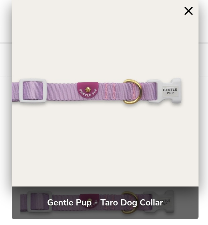 Gentle Pup - Taro Dog Collar M
