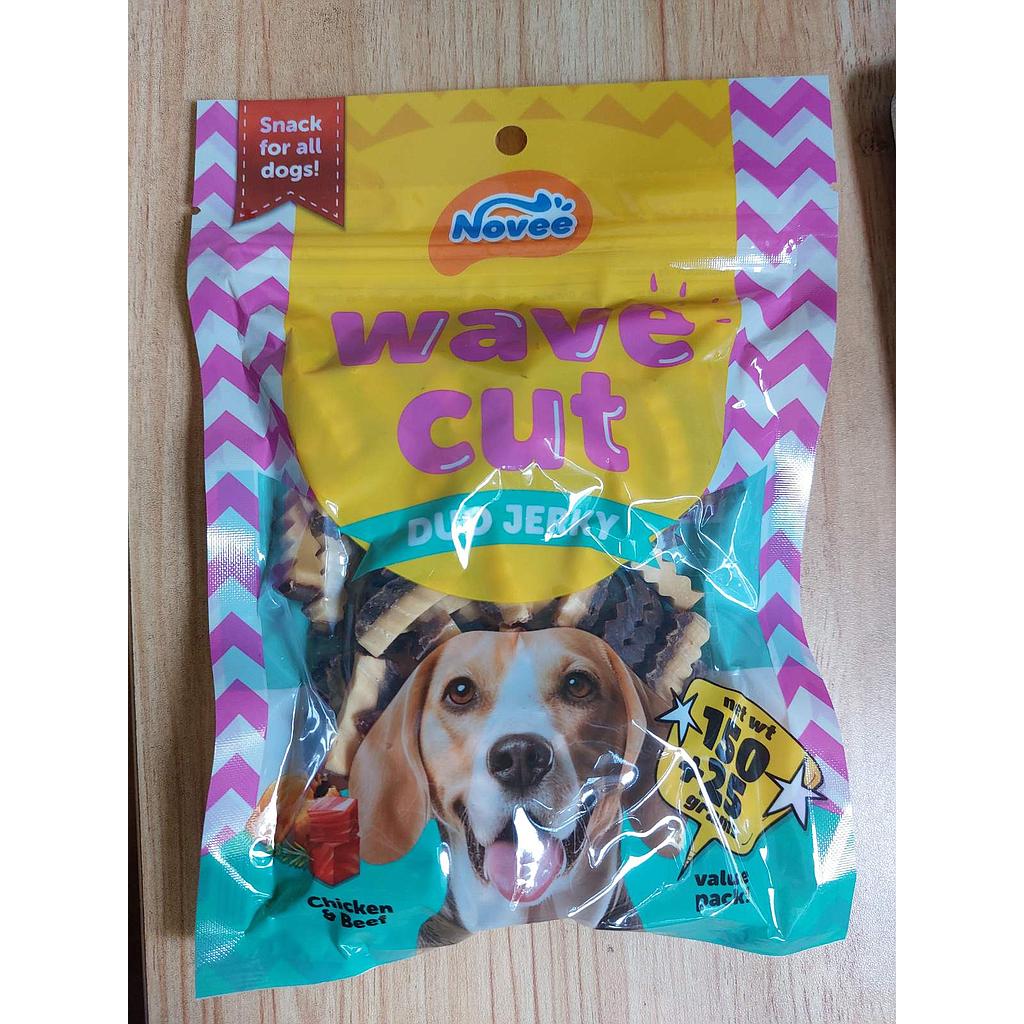 Novee Duo Chicken &amp; Beef(Wave Cut)175g)