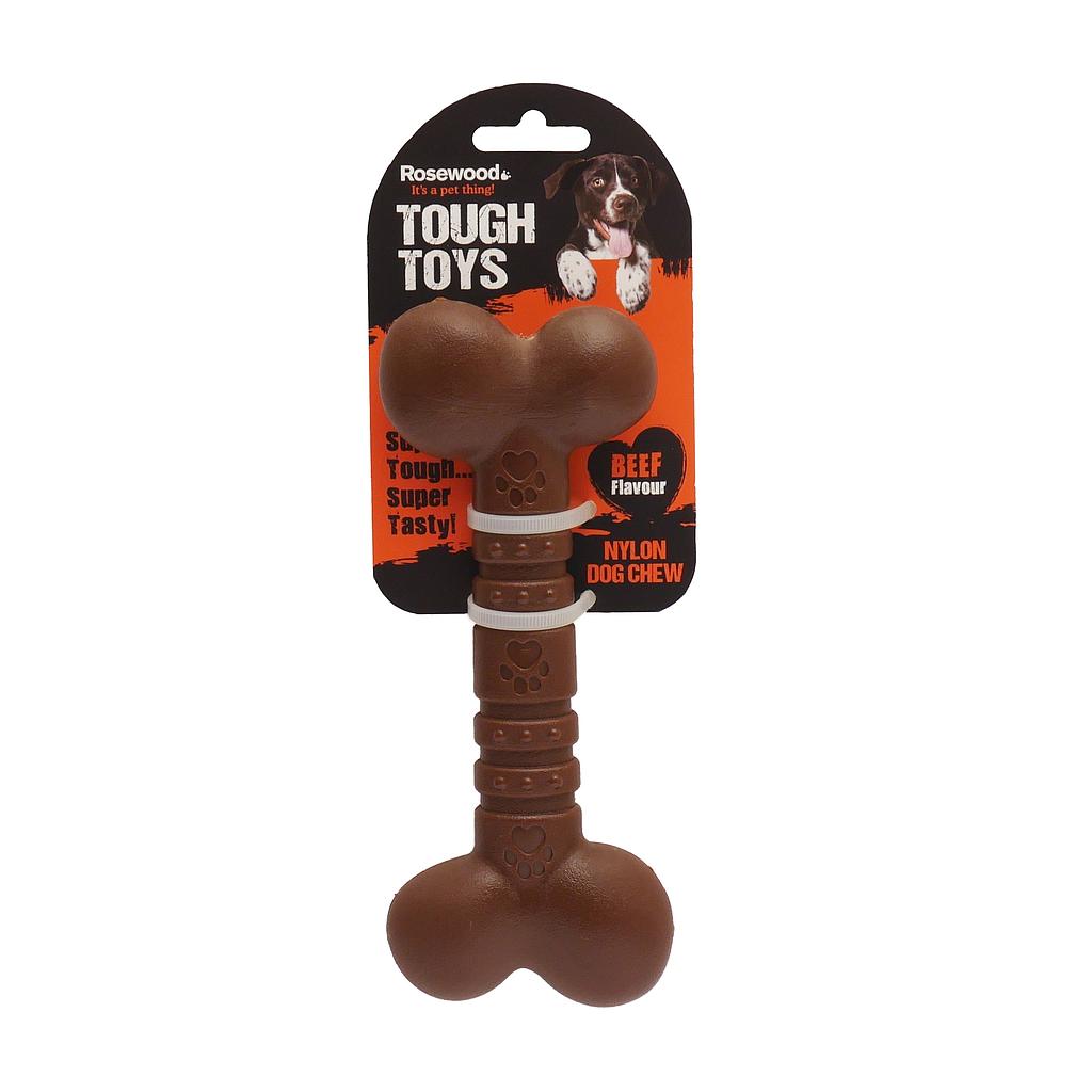 Rosewood-Nylon Beef-Flavoured Bone Small