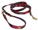 TOY DOG PINK / PURPLE TWEED XS LEAD 1/2*47"