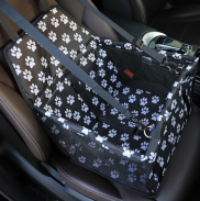 Pet Car Carrier Black Color with Footprink HJ-8011