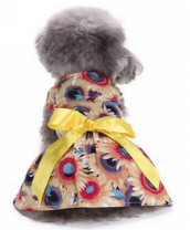 Pet Girl Yellow Floral Dress MQ-XZD224 (XS)