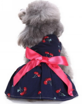 Pet Girl Jean Cherry Dress MQ-XZD232 (XS)