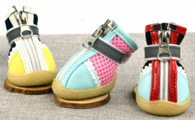 Pet Shoes Black Color PDS-053C (Size-4) - 4.8*3.9