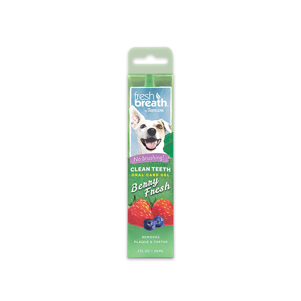 Tropiclean Fresh Breath Clean Teeth  Gel Berry Fresh 2fl.oz