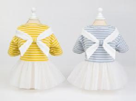 Pet Dress Yellow (L) F034