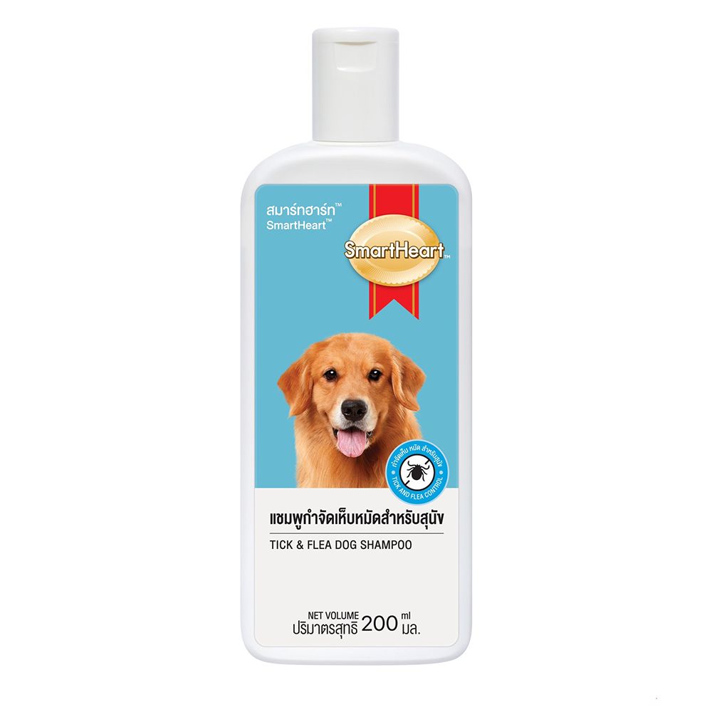 SmartHeart Tick &amp; Flea Dog Shampoo 200ml