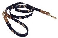 TOY DOG NAVY FLORAL XS LEAD 1/2*47"