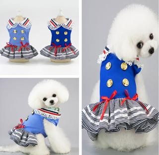 Pet Girl Jean Light Blue Color Dress YP-201901025 (M)