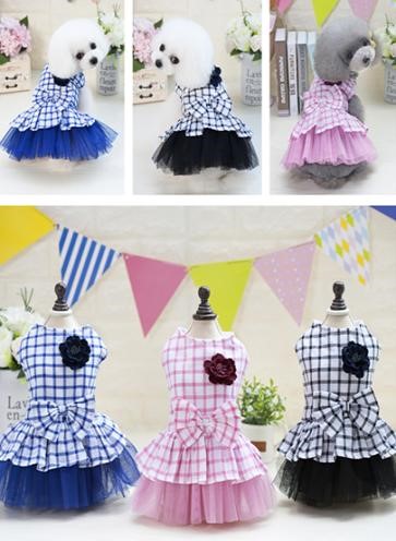 Pet Girl Black Pattern Dress 201803024 (L)