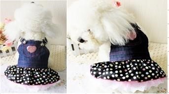Pet Girl Love Denim Dress E29 (S)