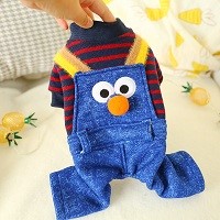 Pet Red Strip Jean One Set 330319472 (L)